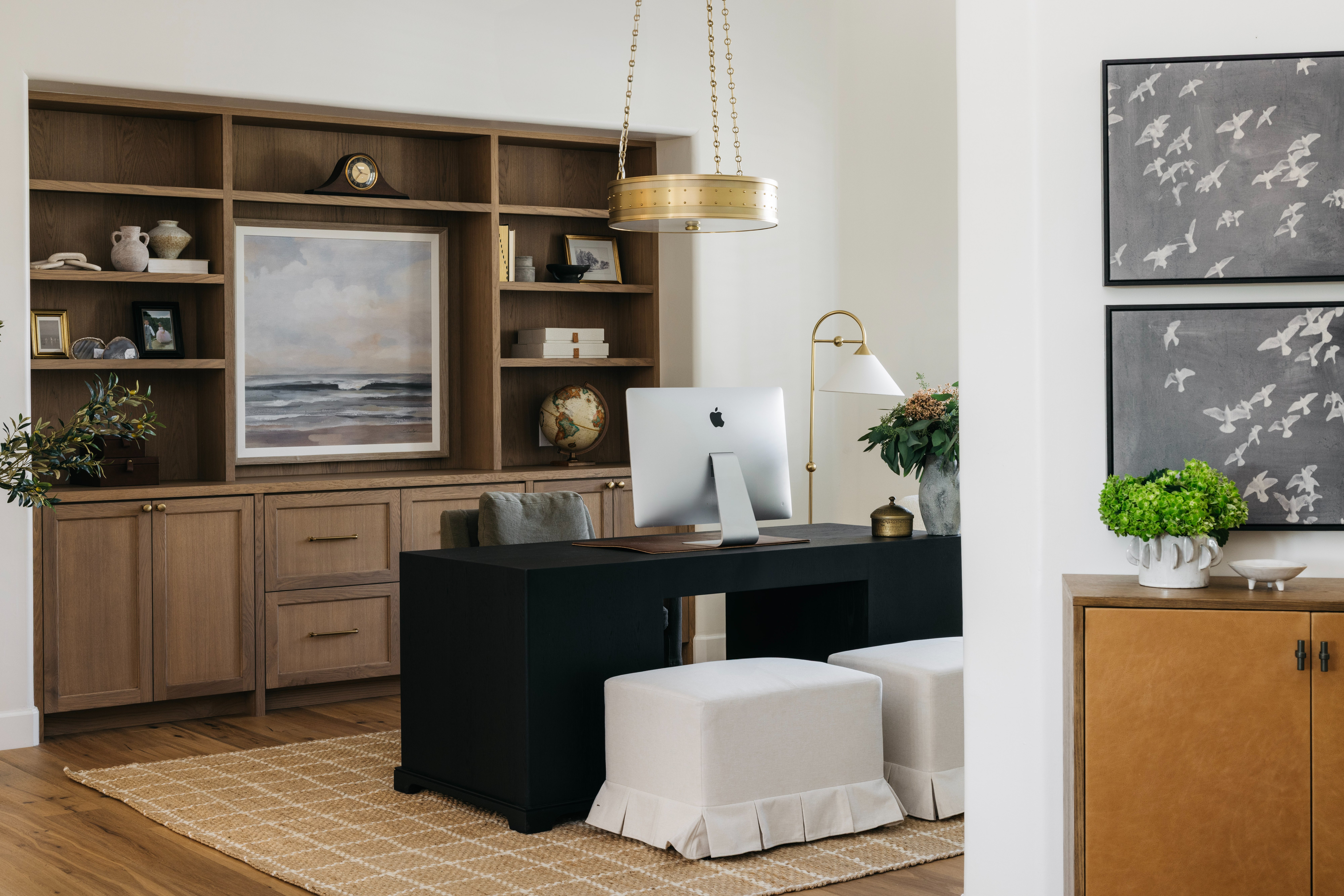 Home office wide view designed by Fitch Hill Design, Heirloom House