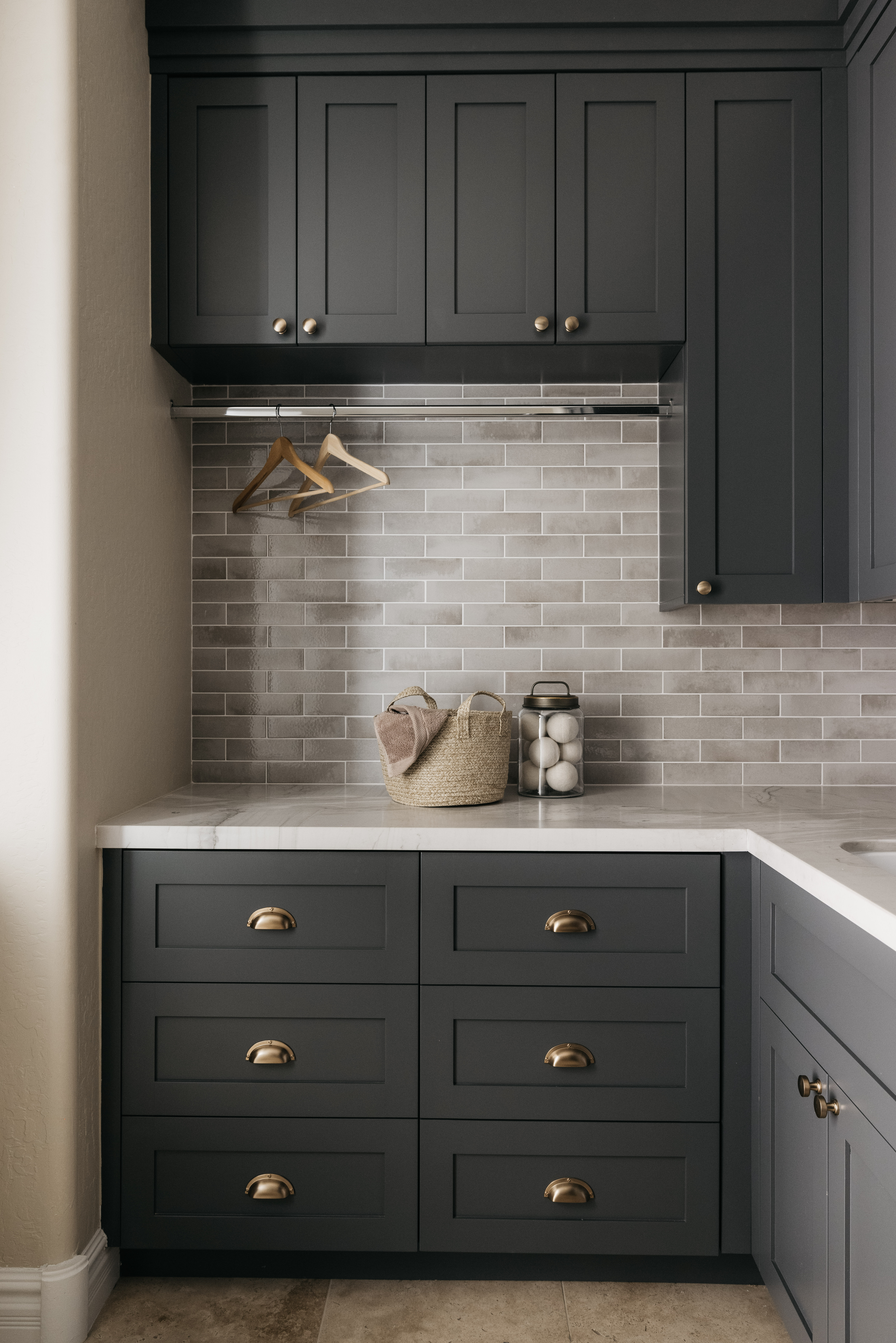 Laundry room detail, The Considered Home