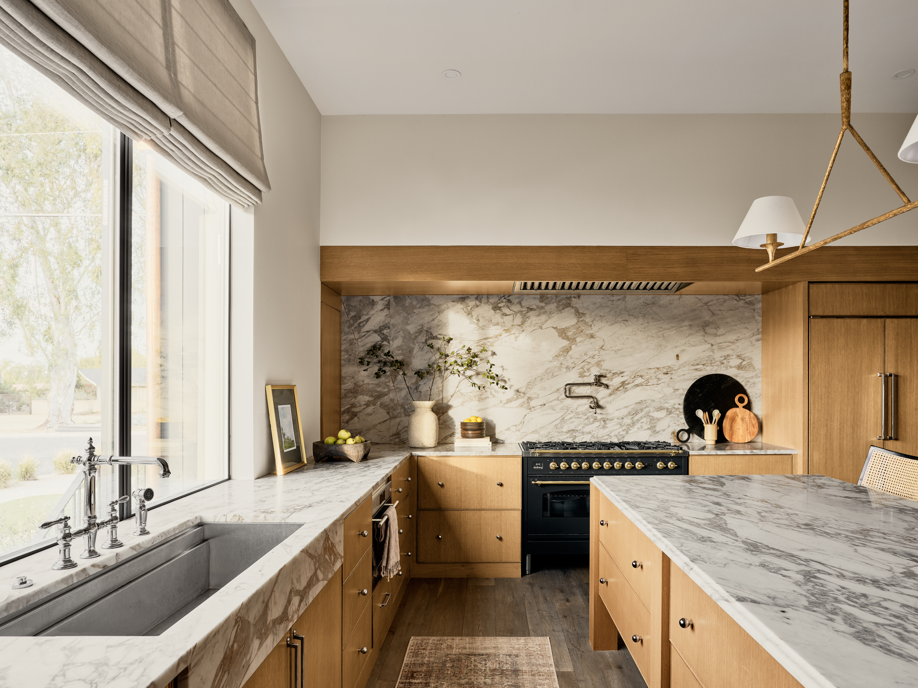 Kitchen wide view