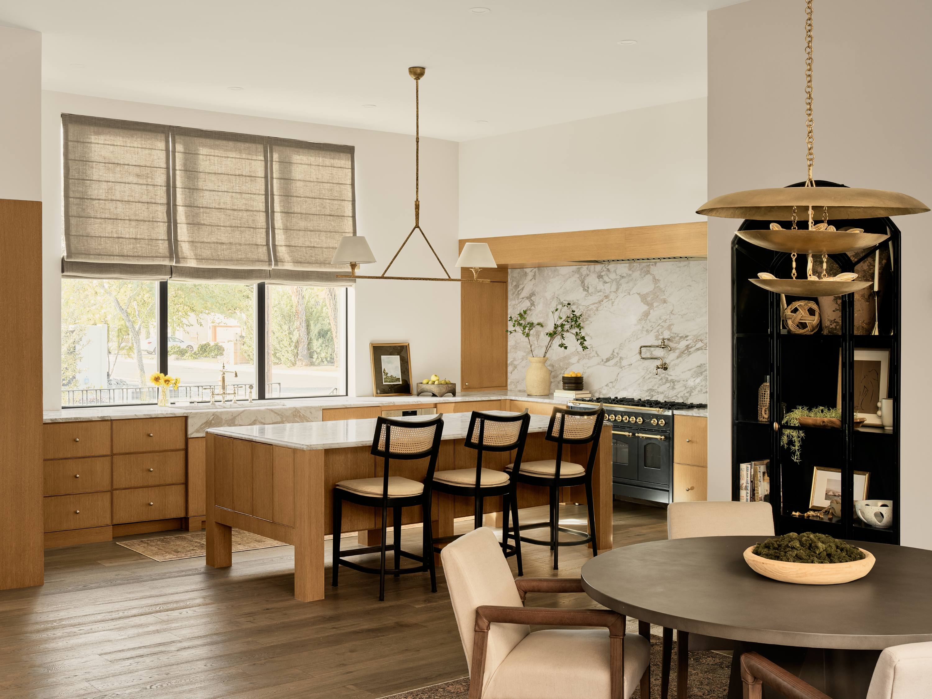 Dining and kitchen