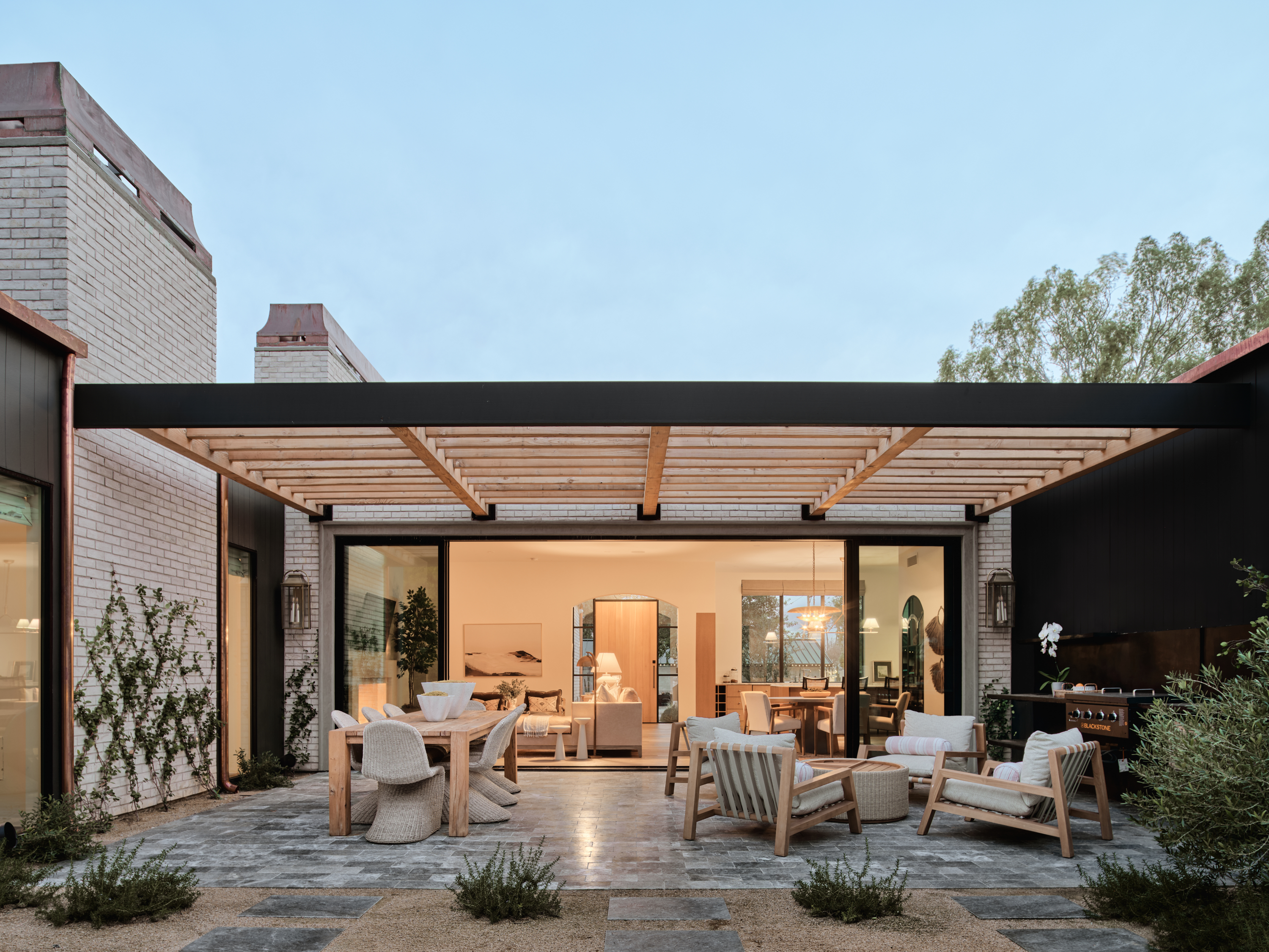 Twilight patio